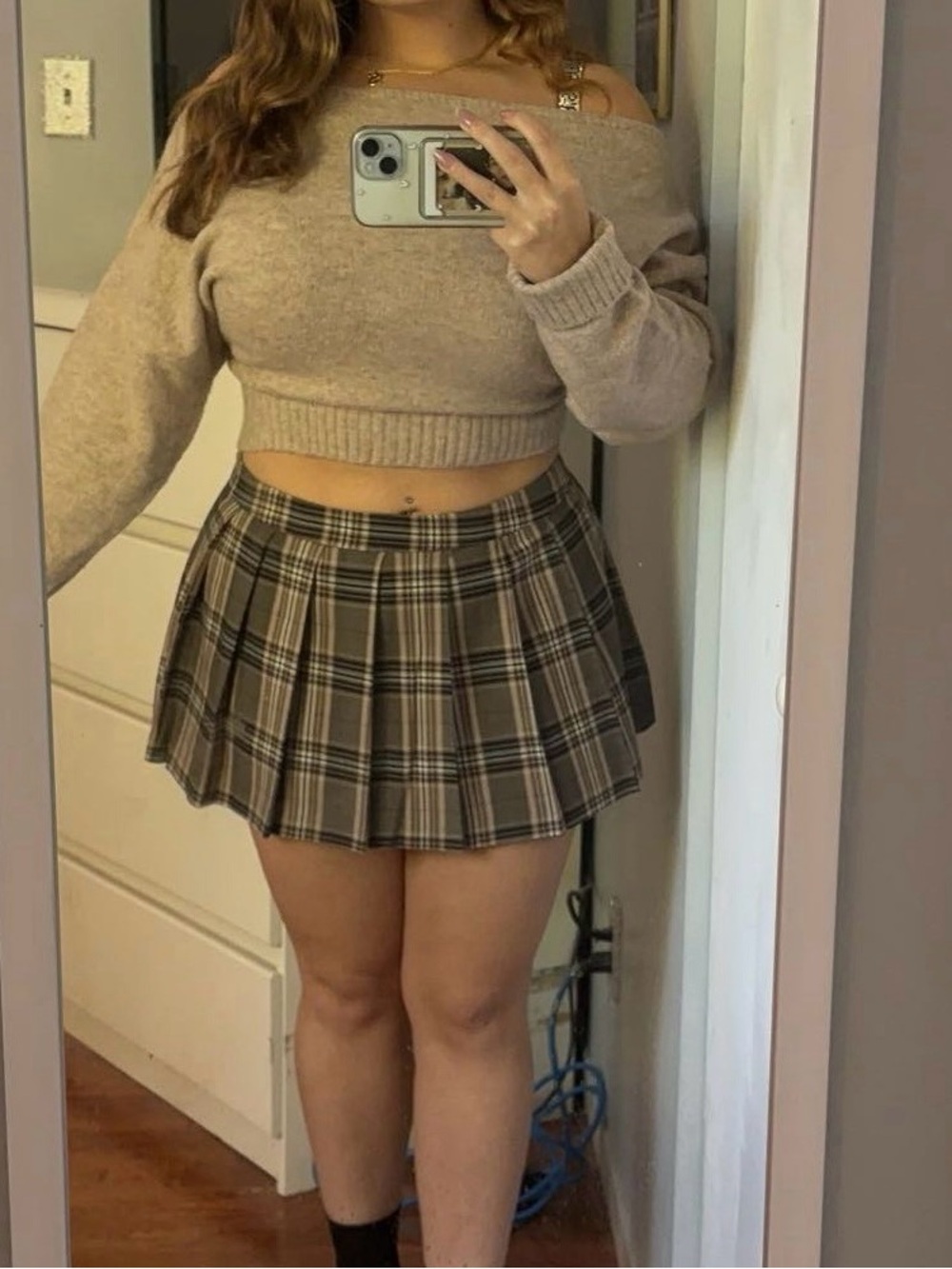 Plaid skirt